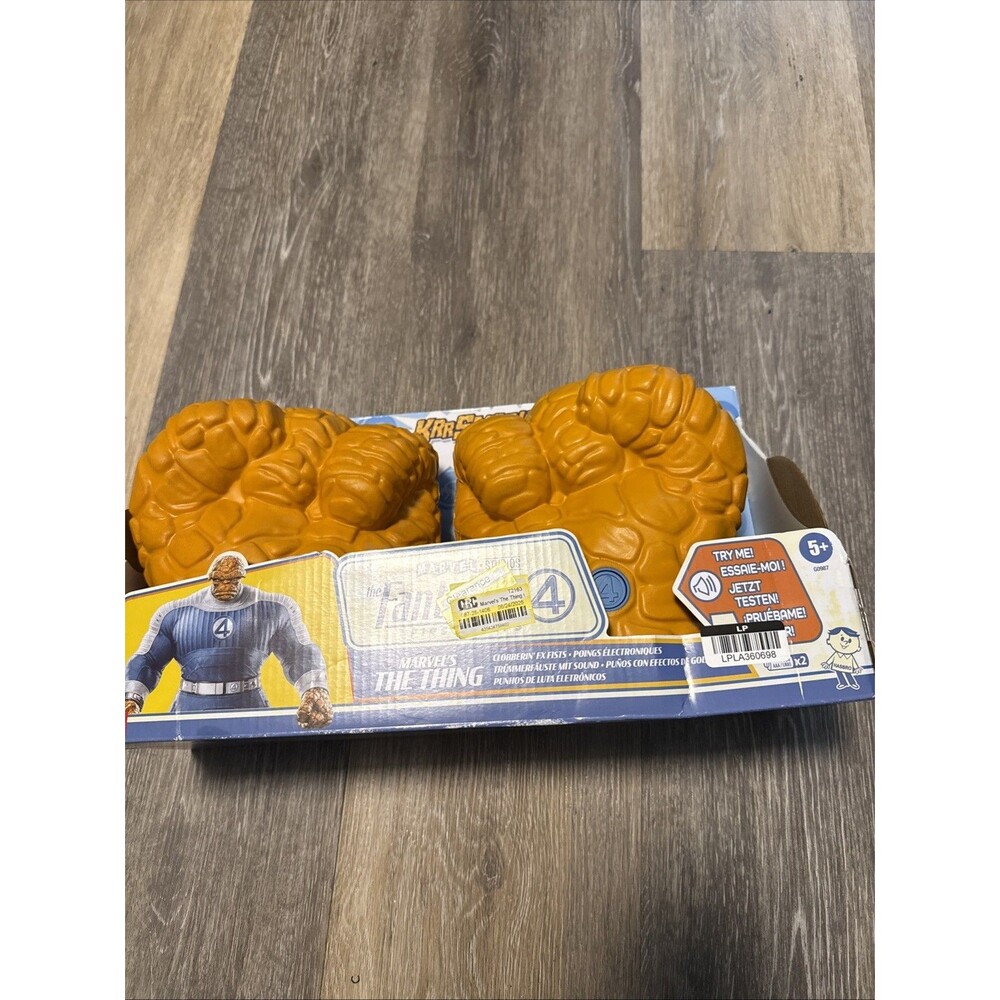 Marvel Fantastic Four First Steps THE THING Clobberin' FX Fists with sound